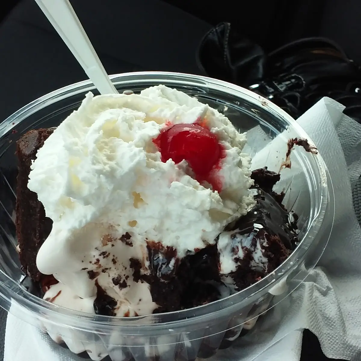 Brownie Hot Fudge Sundae