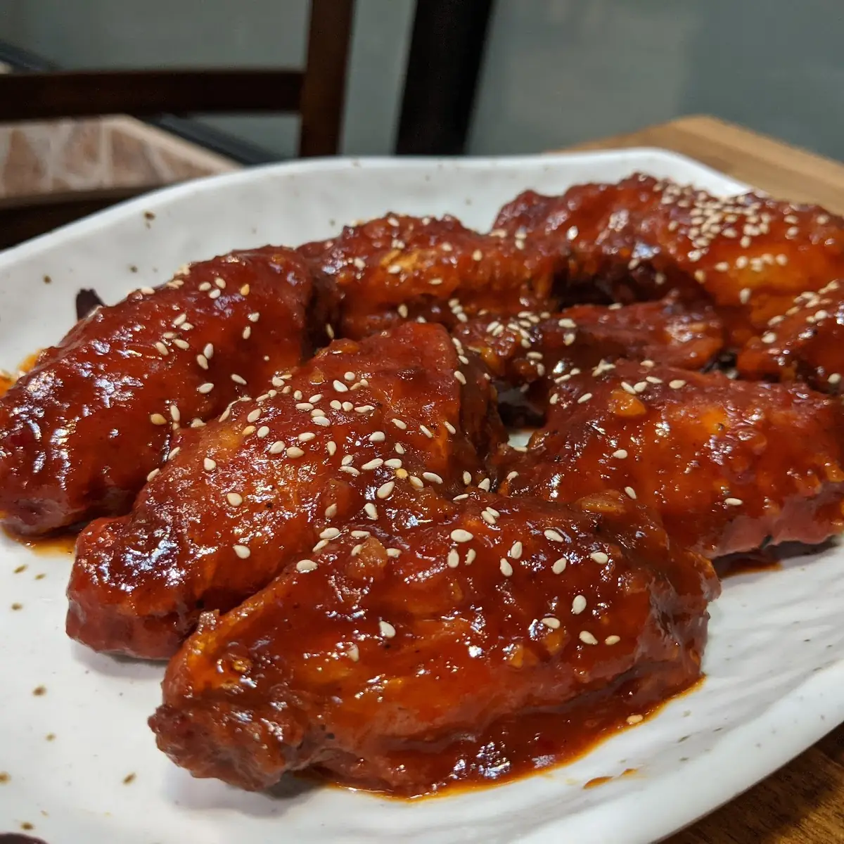 Korean Spicy Chicken Wings
