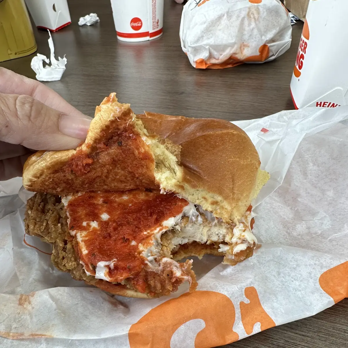 Italian Chicken Parmesan Sandwich