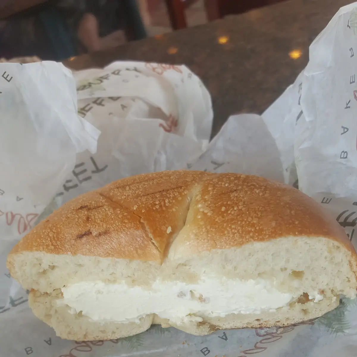Plain Bagel with Cream Cheese