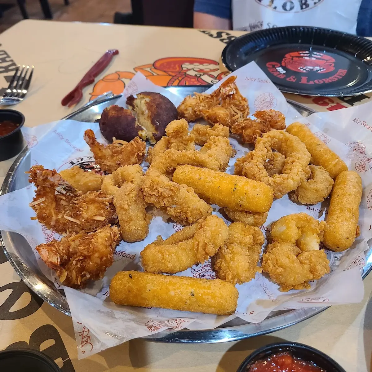 Coconut Shrimp and Cheese Sticks