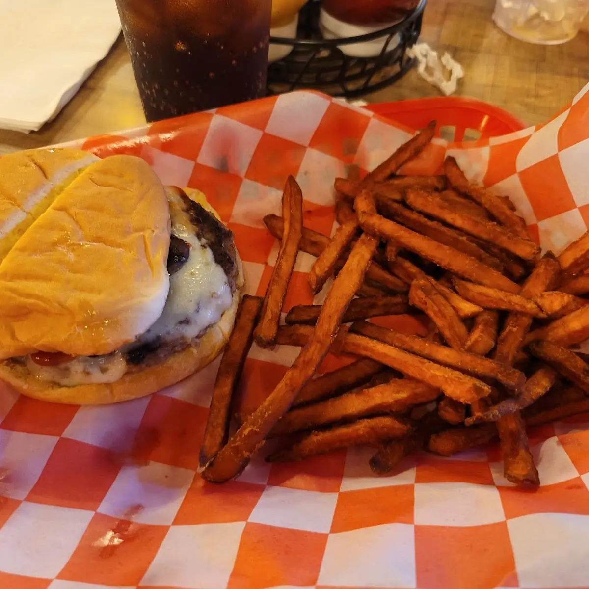 Mushroom Swiss Burger
