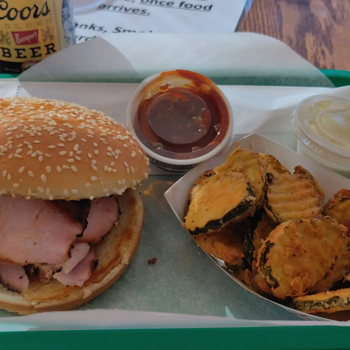 Sliced Brisket Sandwich