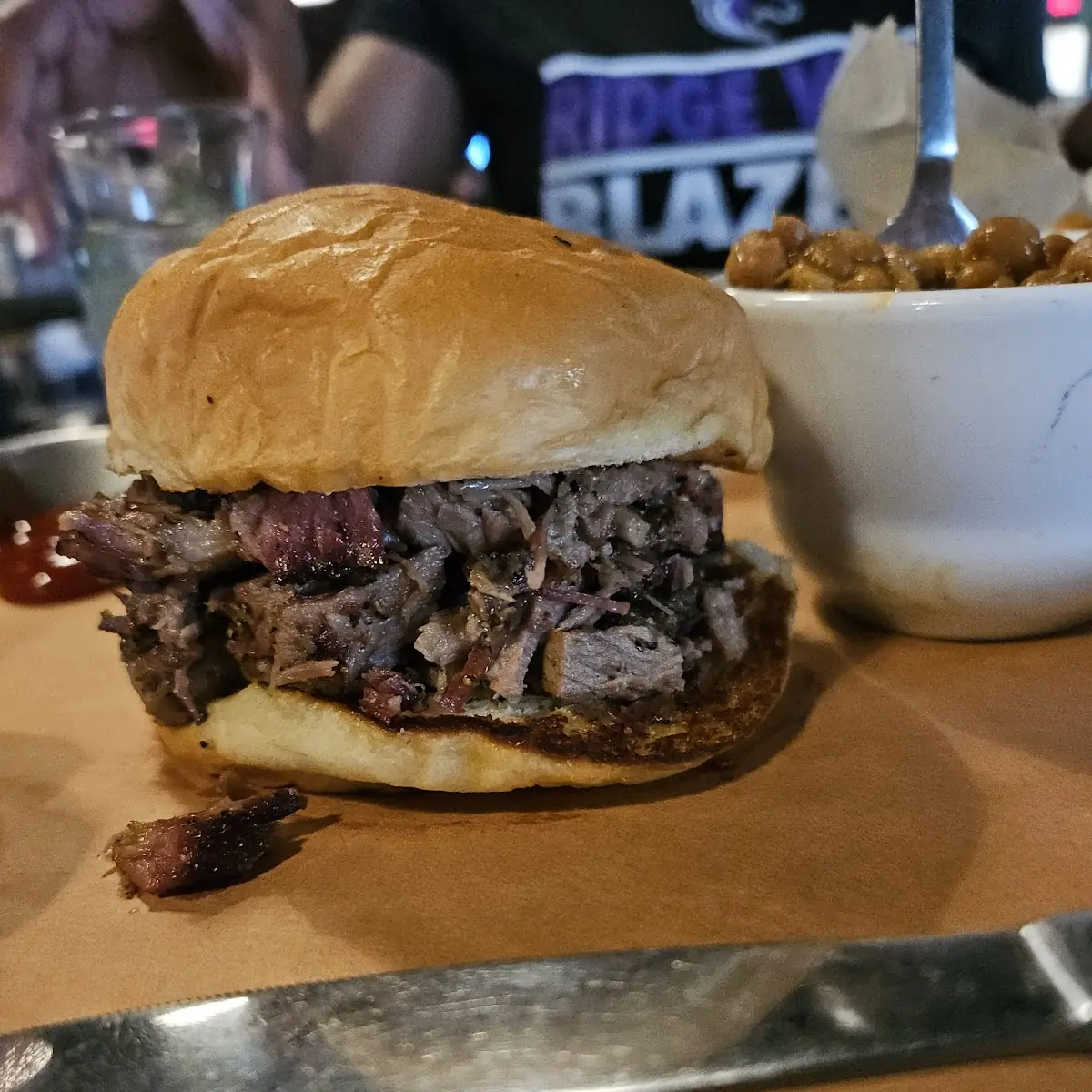 Chopped Brisket Sandwich