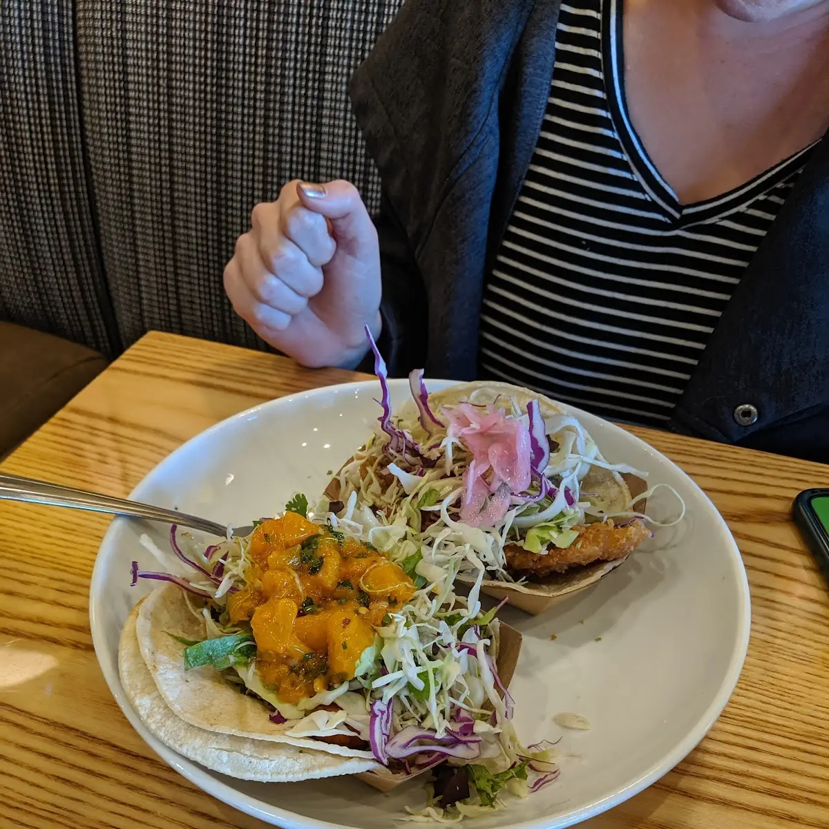 Spicy Salmon & Crispy Fish Tacos