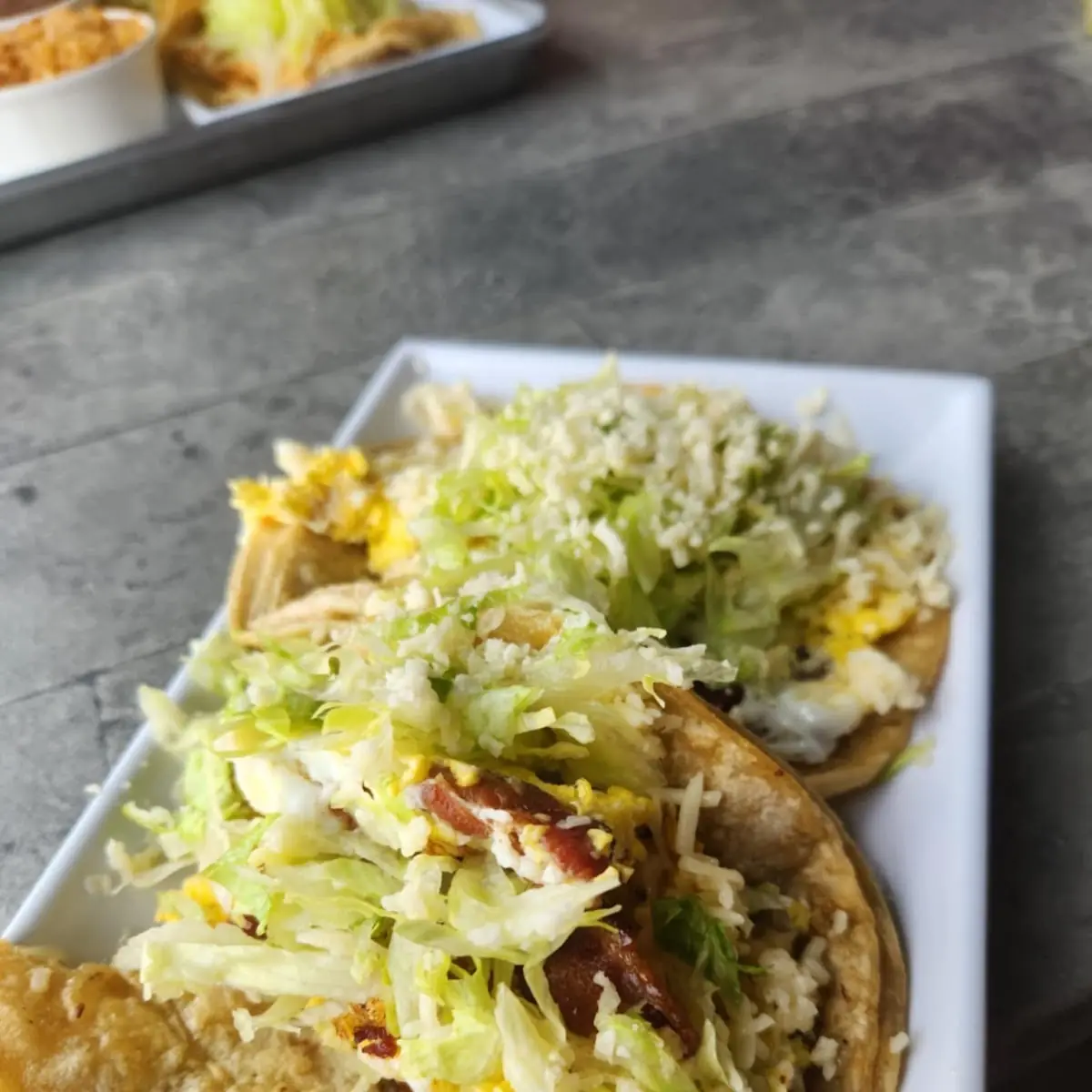 Bacon Egg Taco GF