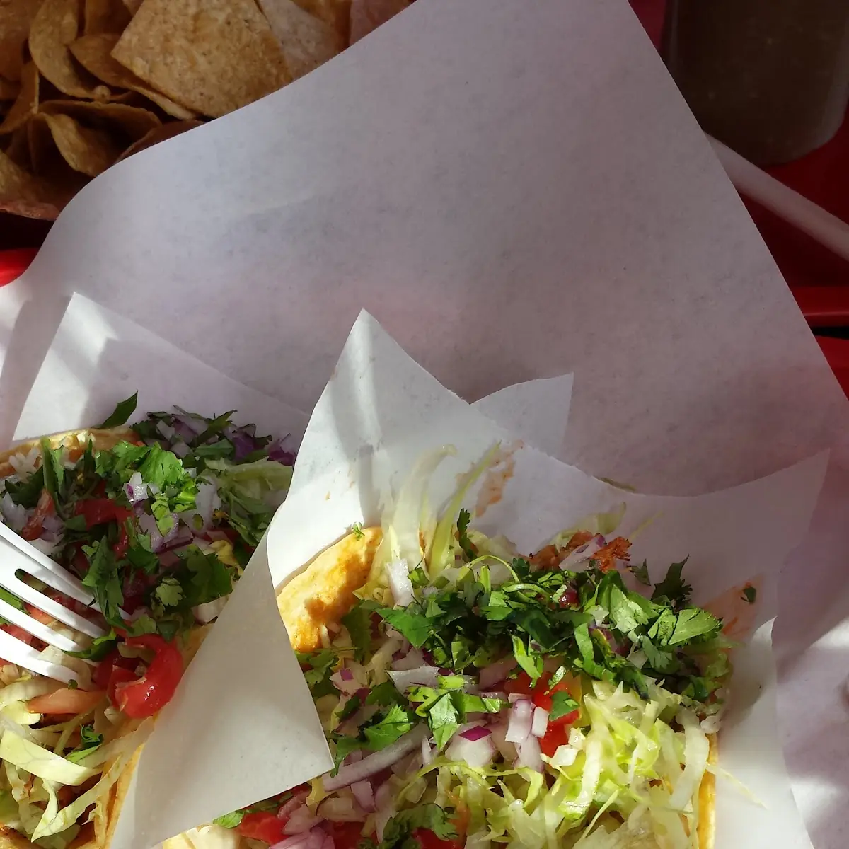 Chicken Tacos with Everything