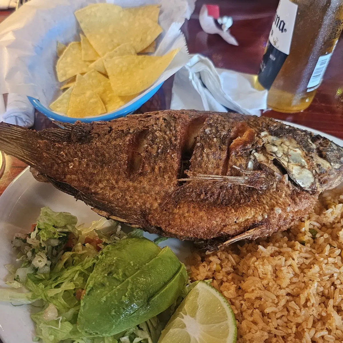Mojarra Frita Fried Tilapia