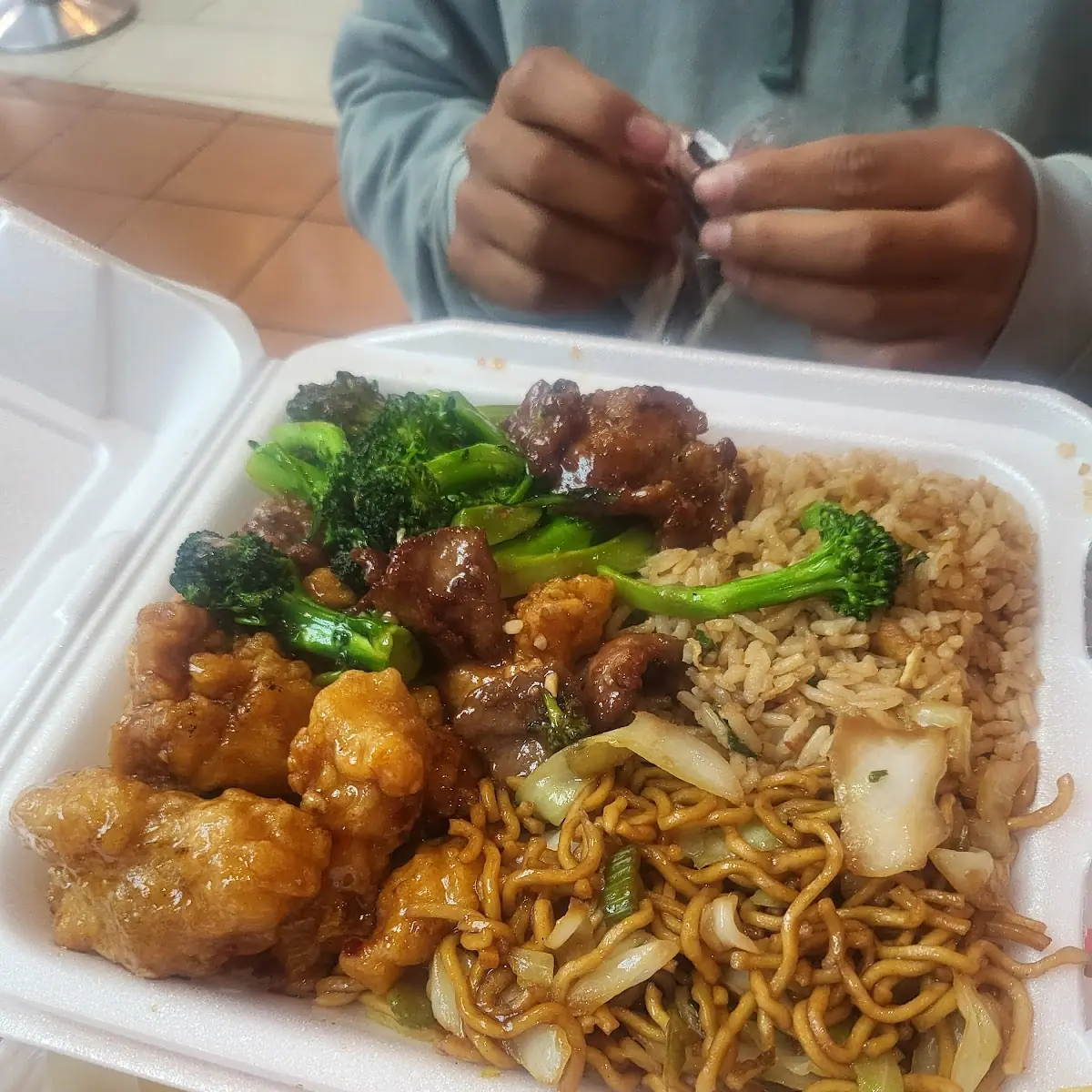 Broccoli Beef Panda Cub Meal