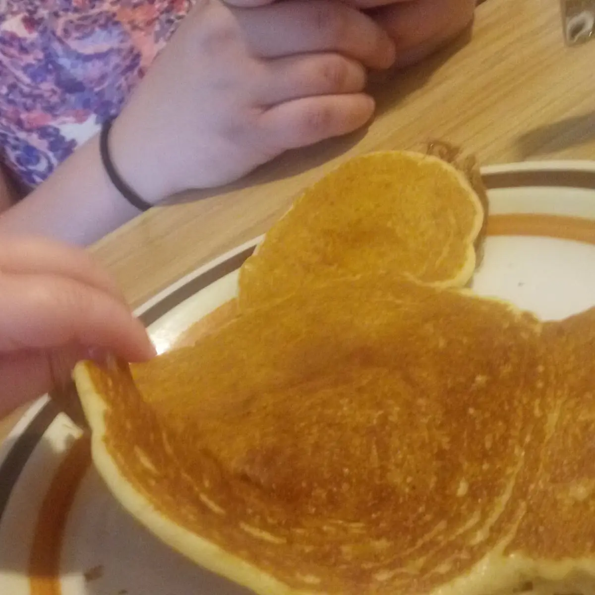 Pancakes Shaped Like Mickey Mouse