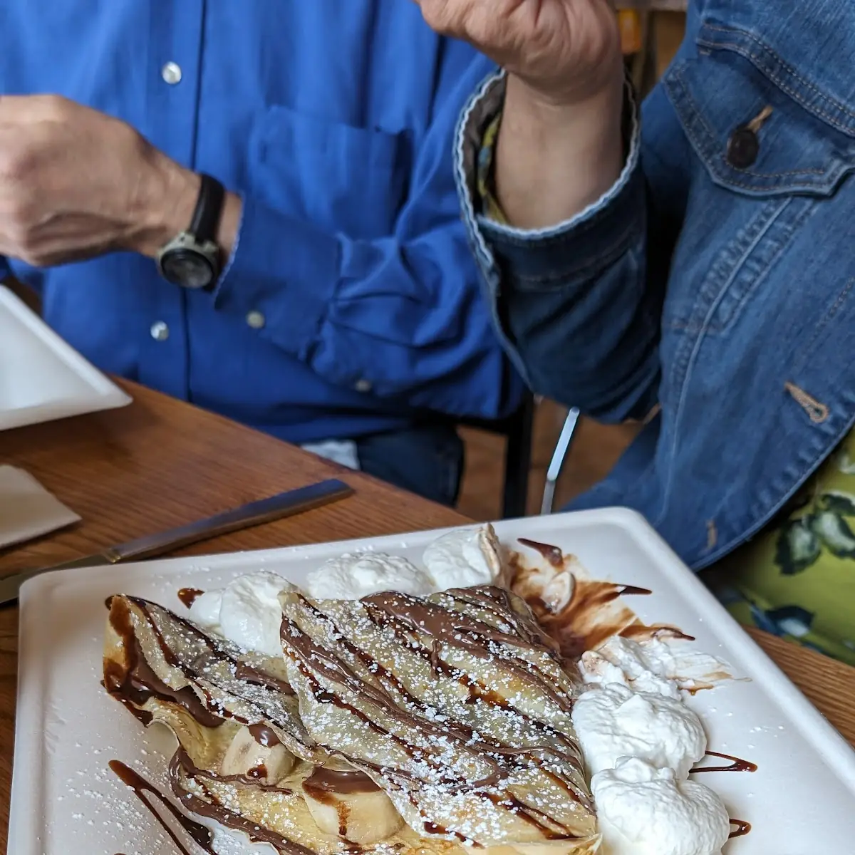Nutella and Banana Crepe