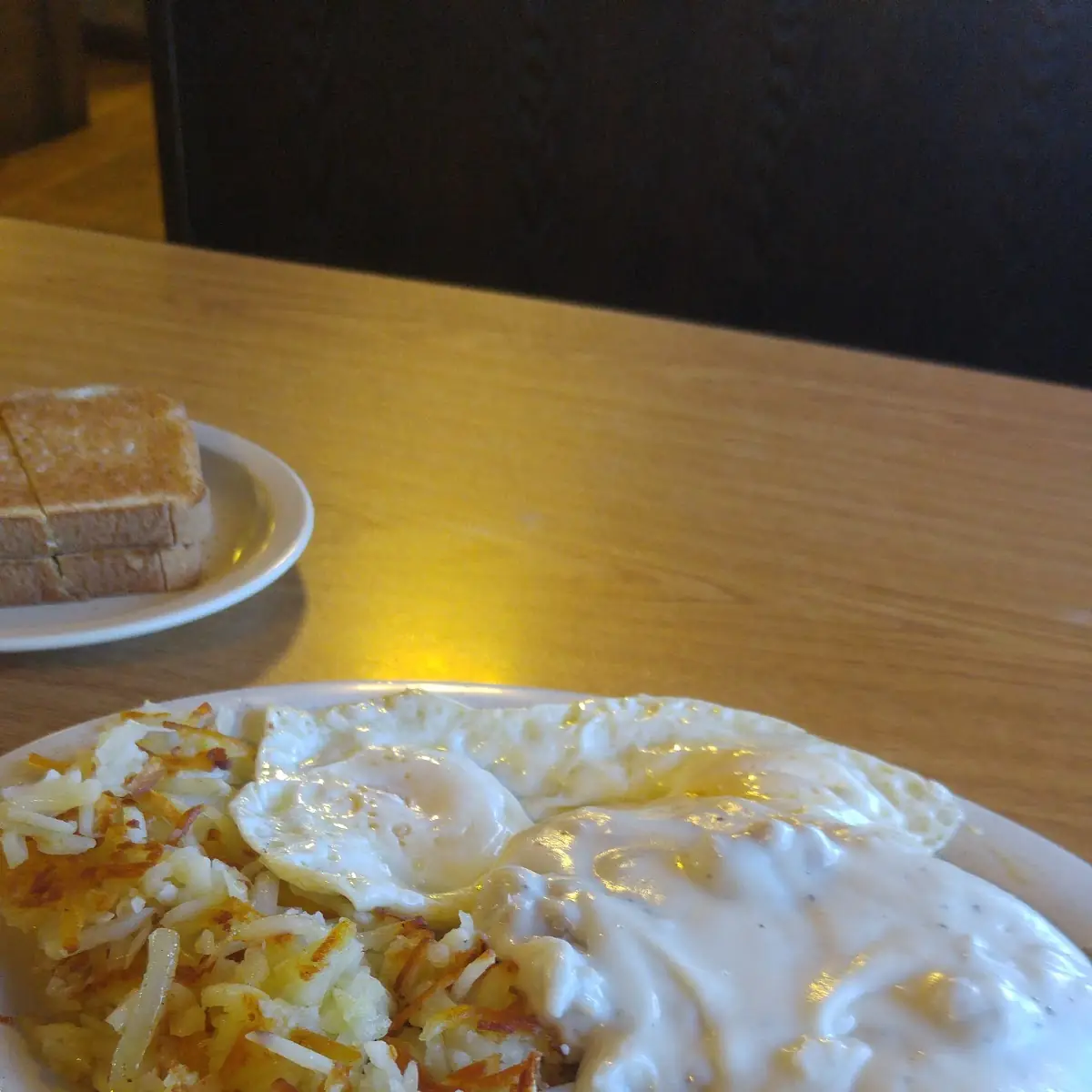 Country Fried Steak and Eggs with Gravy