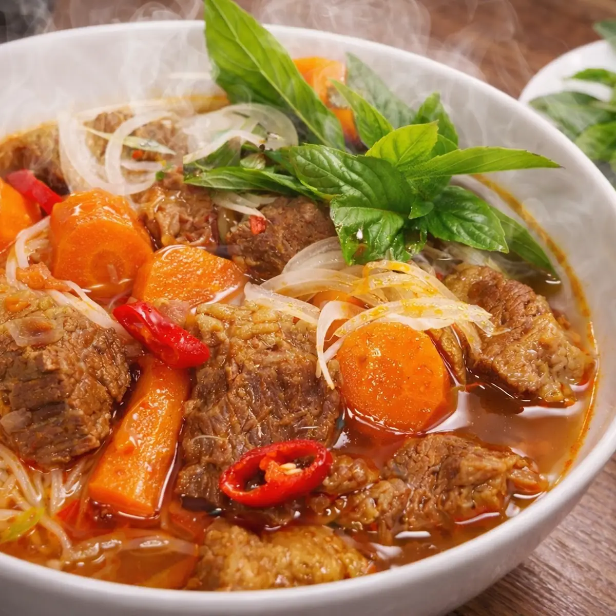 12 Hủ Tiếu Bò Kho Beef Stew Noodle Soup