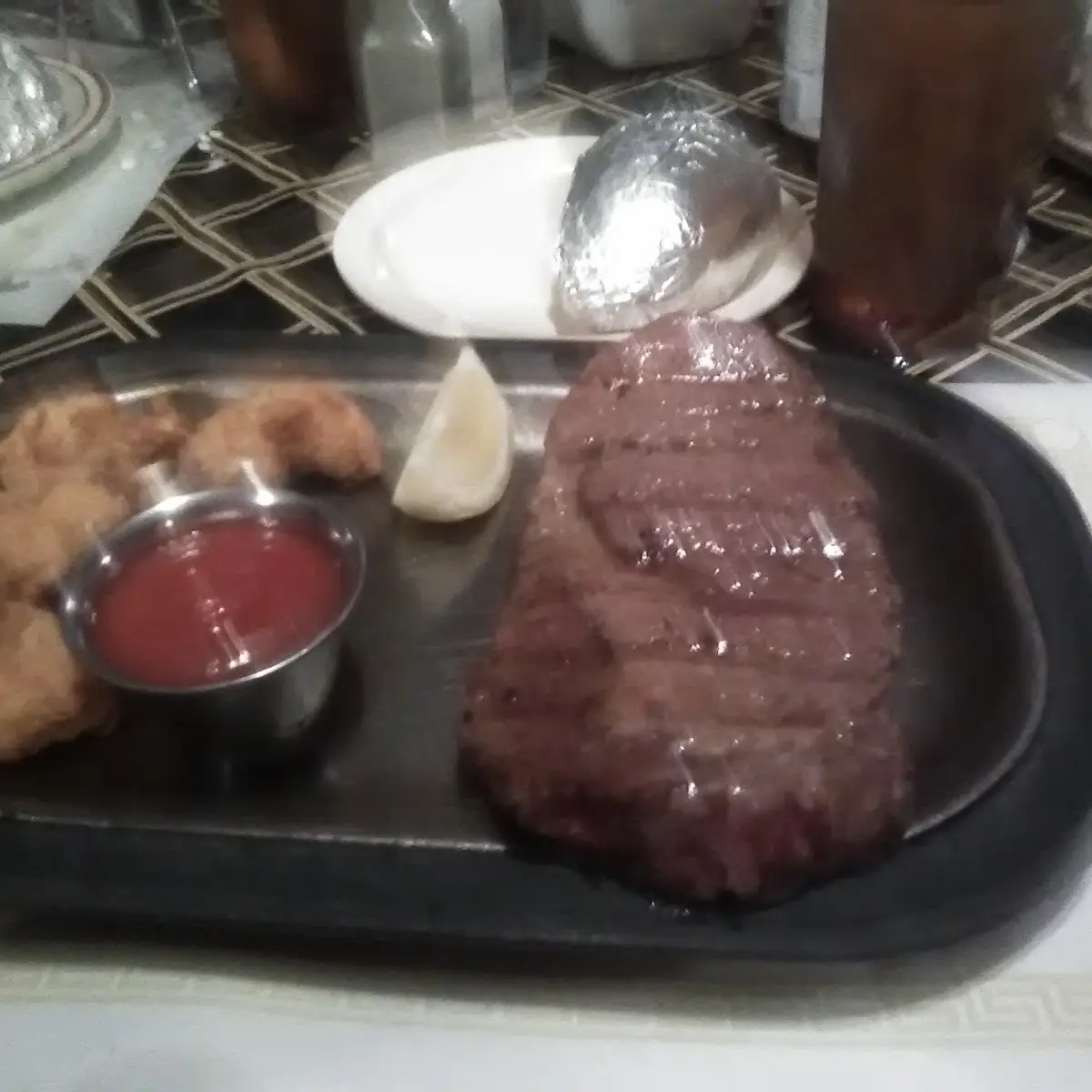 Ribeye and Shrimp