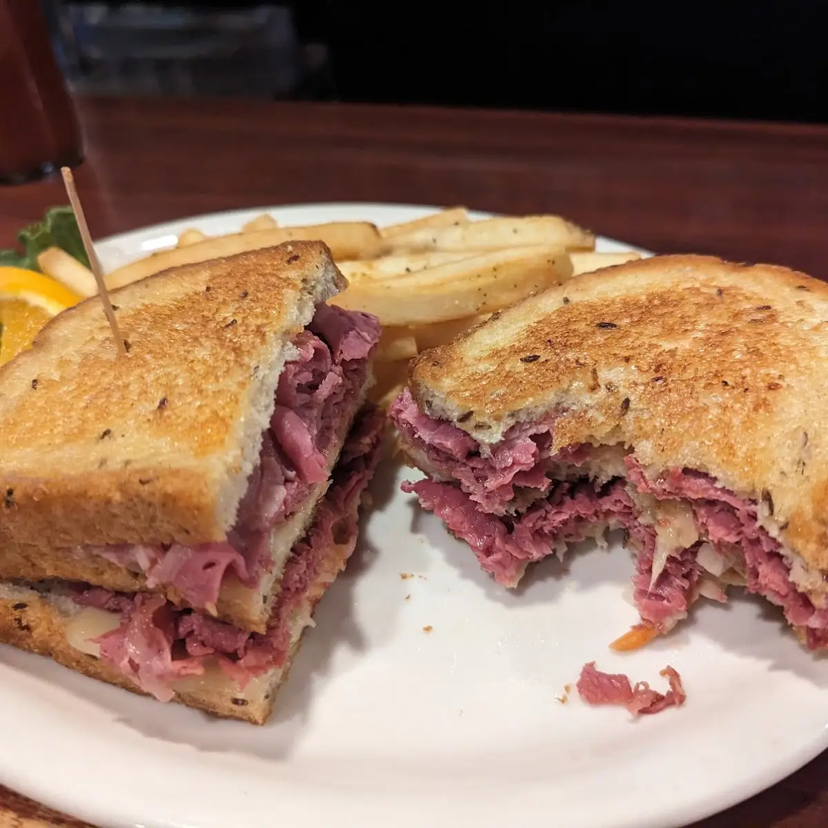 Mile-High Grilled Rueben