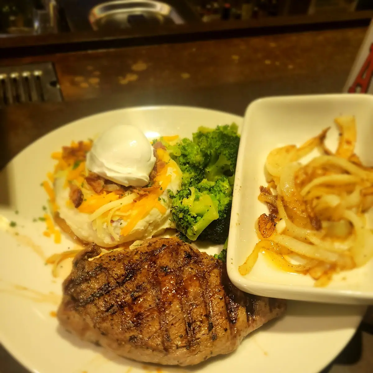 8 Ounce Steak Loaded Mashed Potatoes