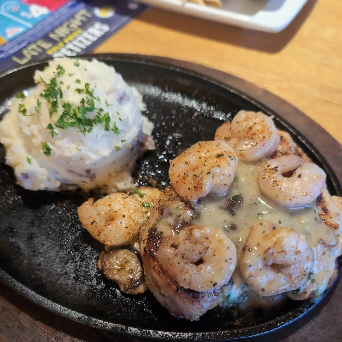 Shrimp 'N Parmesan Sirloin