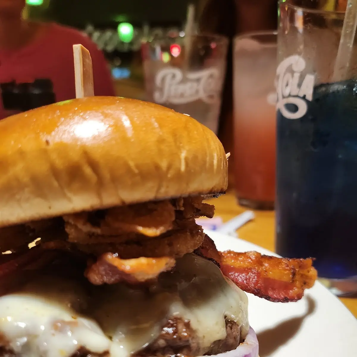 Whiskey Bacon Cheeseburger