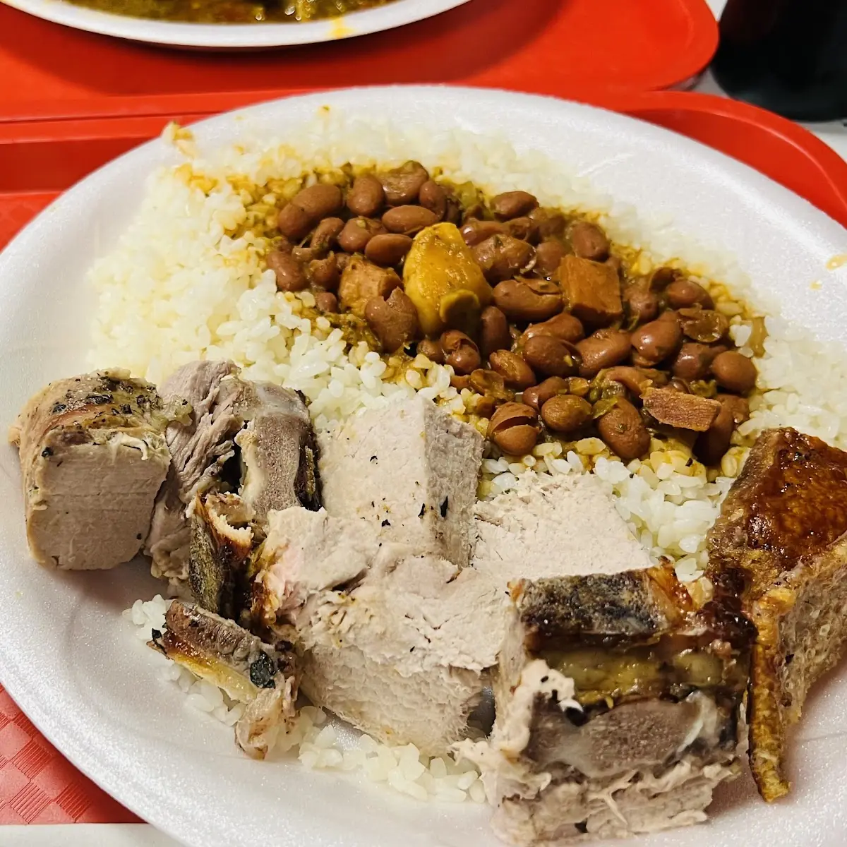 Rice Beans and Pork