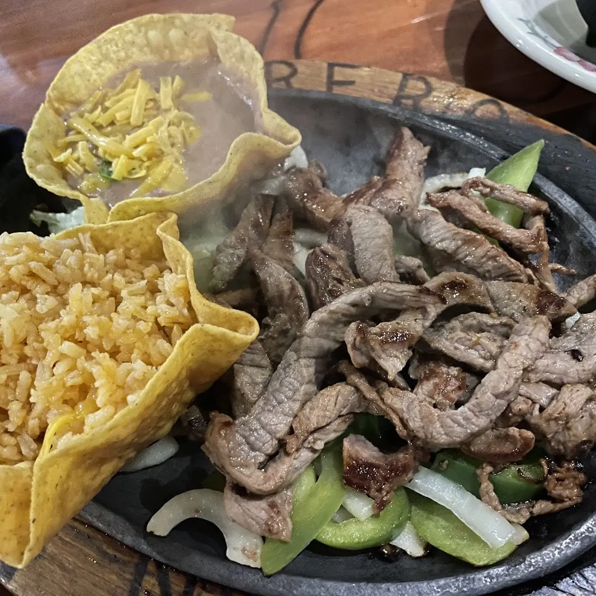 Steak Fajitas Lunch Portion