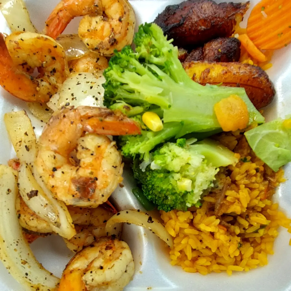 Grilled Shrimp with Rice Pilaf