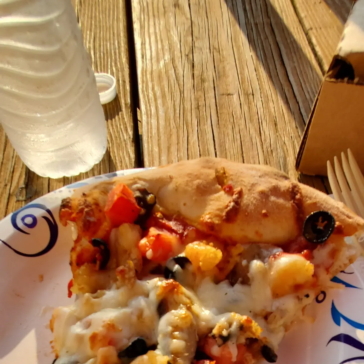 Thin Crust Seafood Pizza