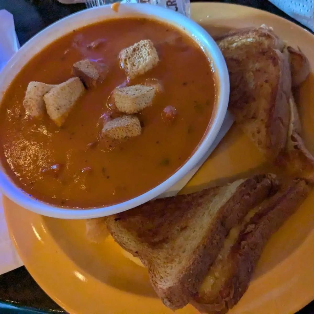 Tomato Soup Grilled Cheese