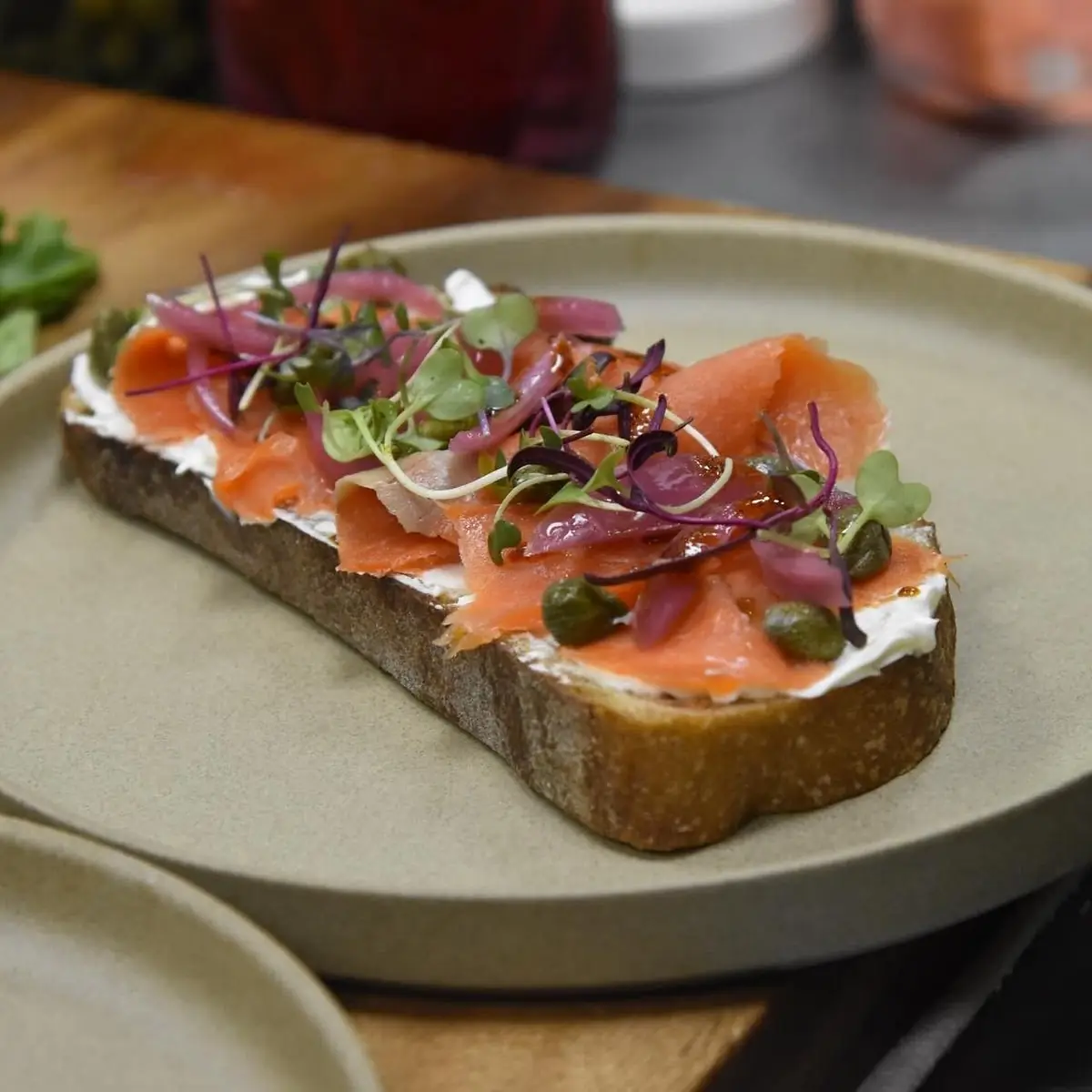 Smoked Salmon Toast