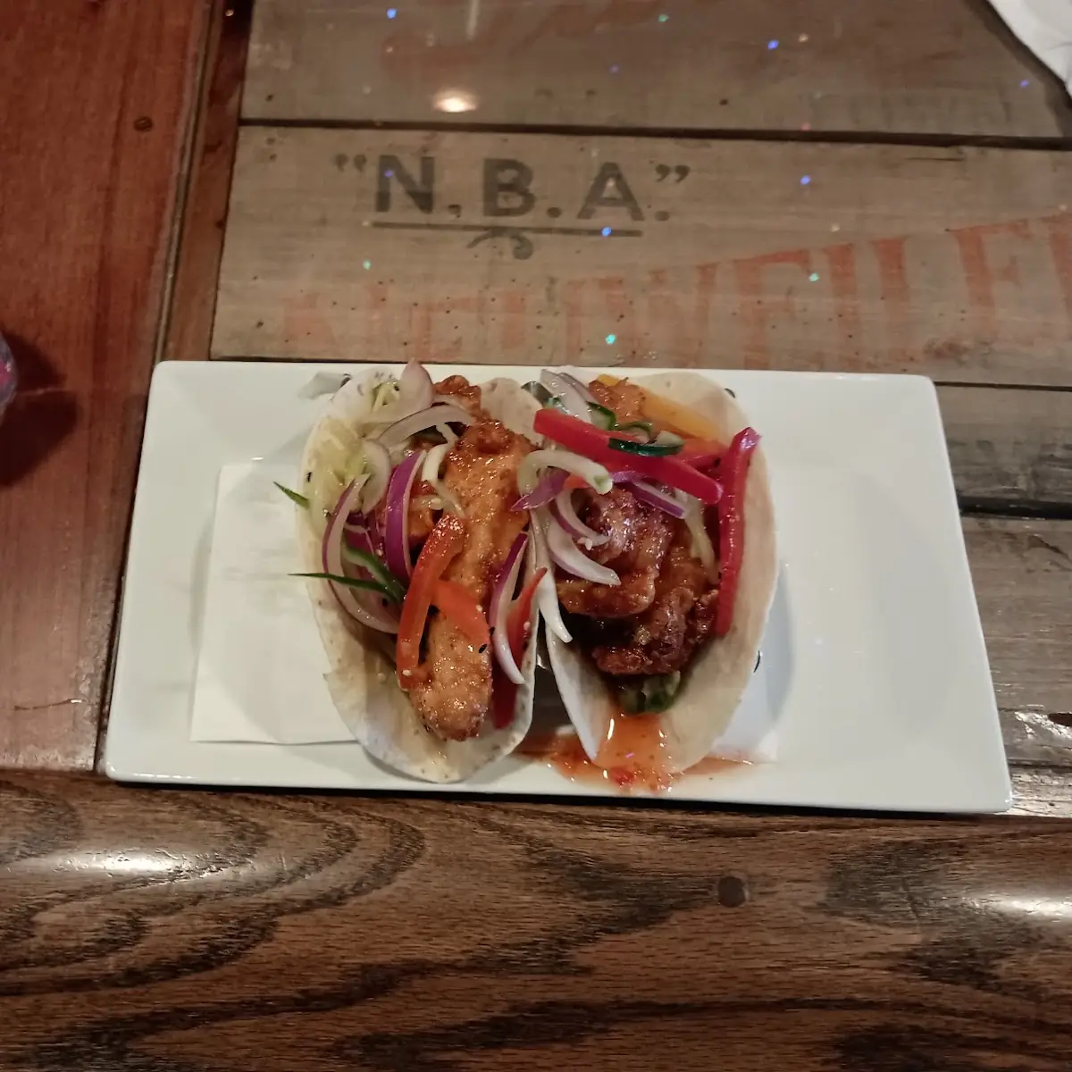 Thai Chicken Tacos