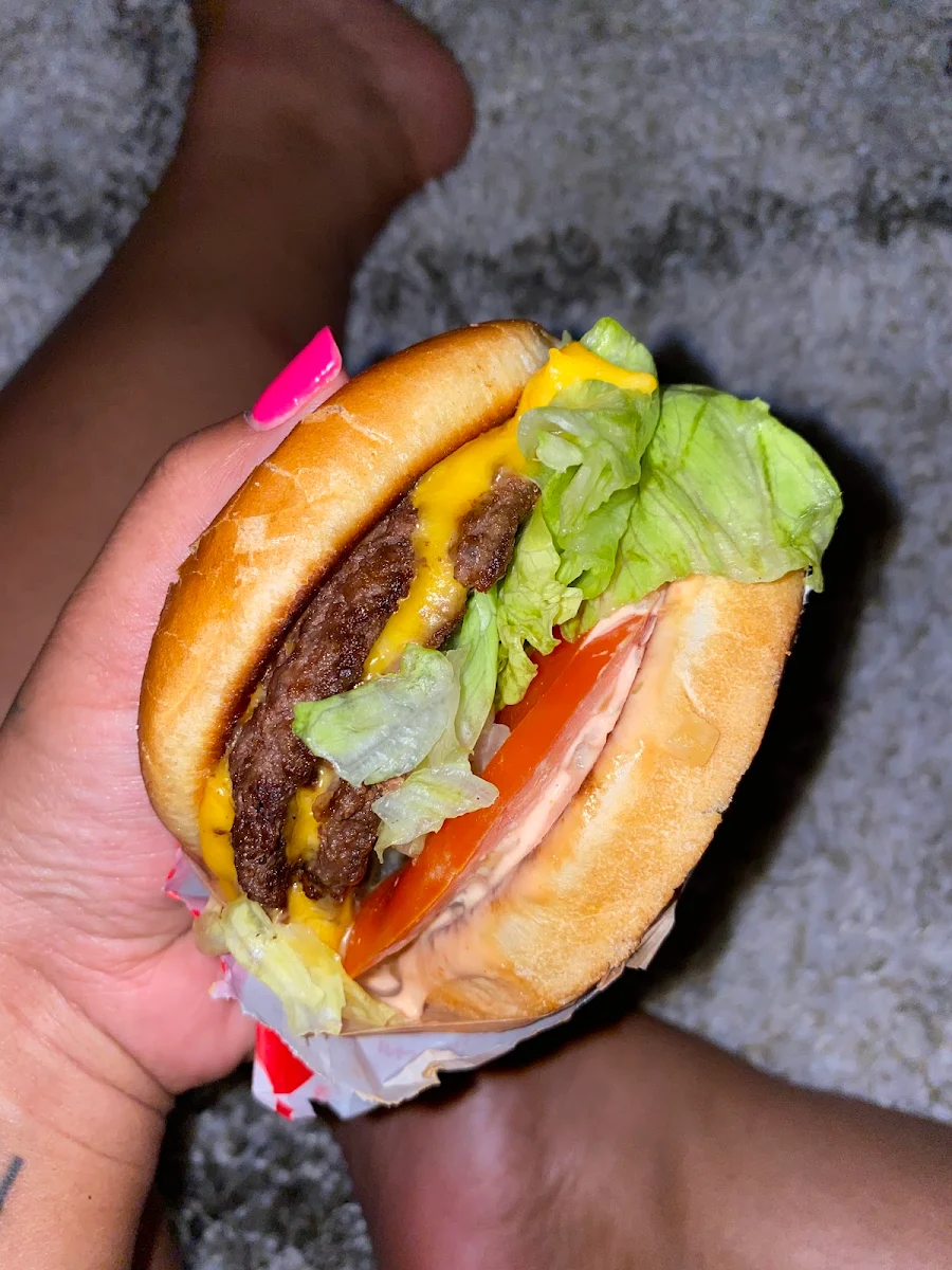 Double Double Cheese Burger with Grilled Onions