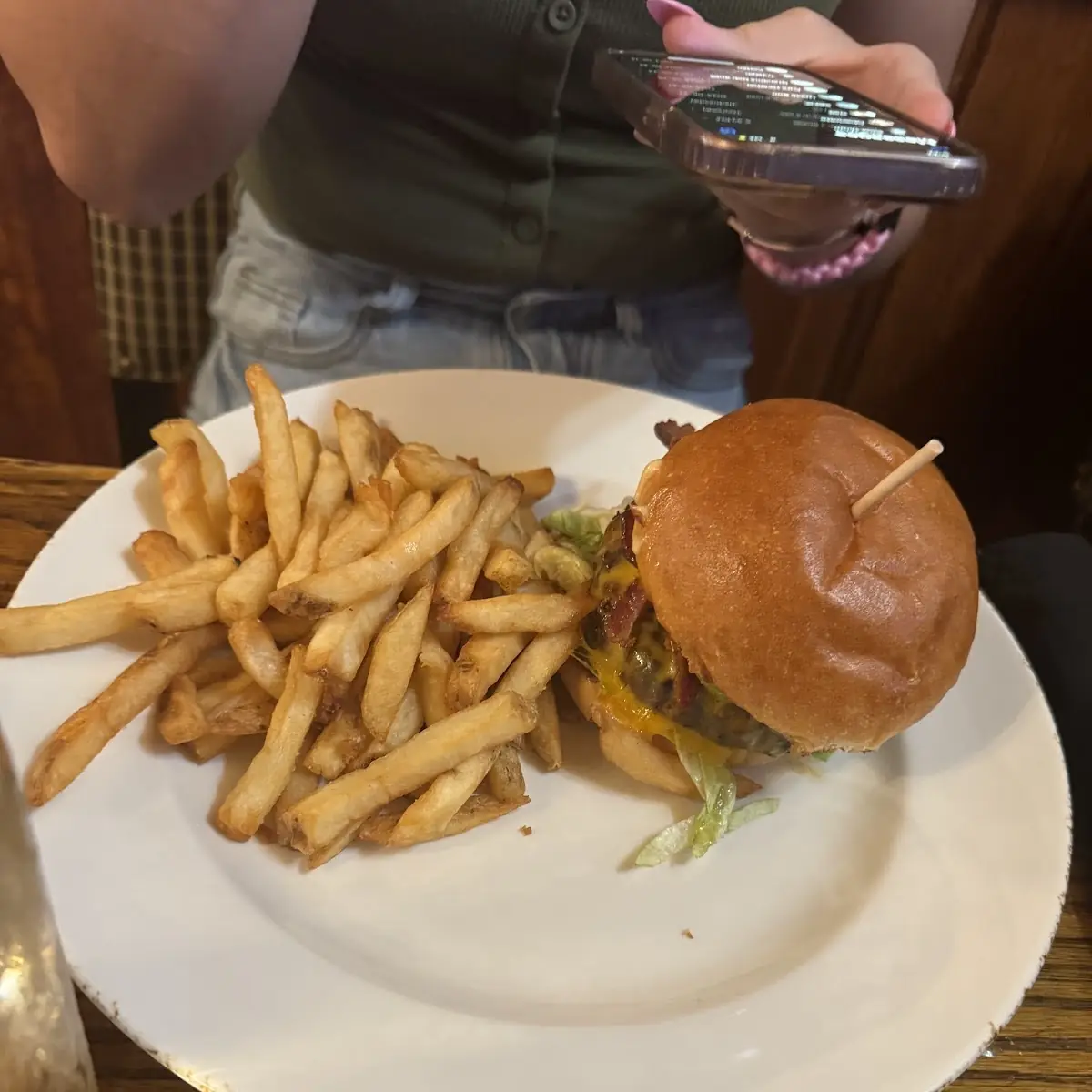 Burger with Fries, Paddy Flaherty's