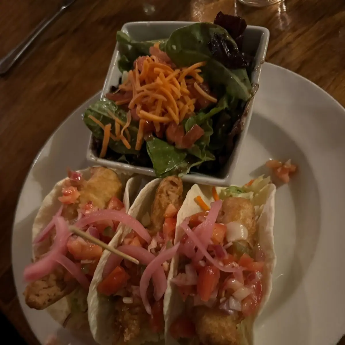 Crispy Phish Tacos, Paddy Flaherty's