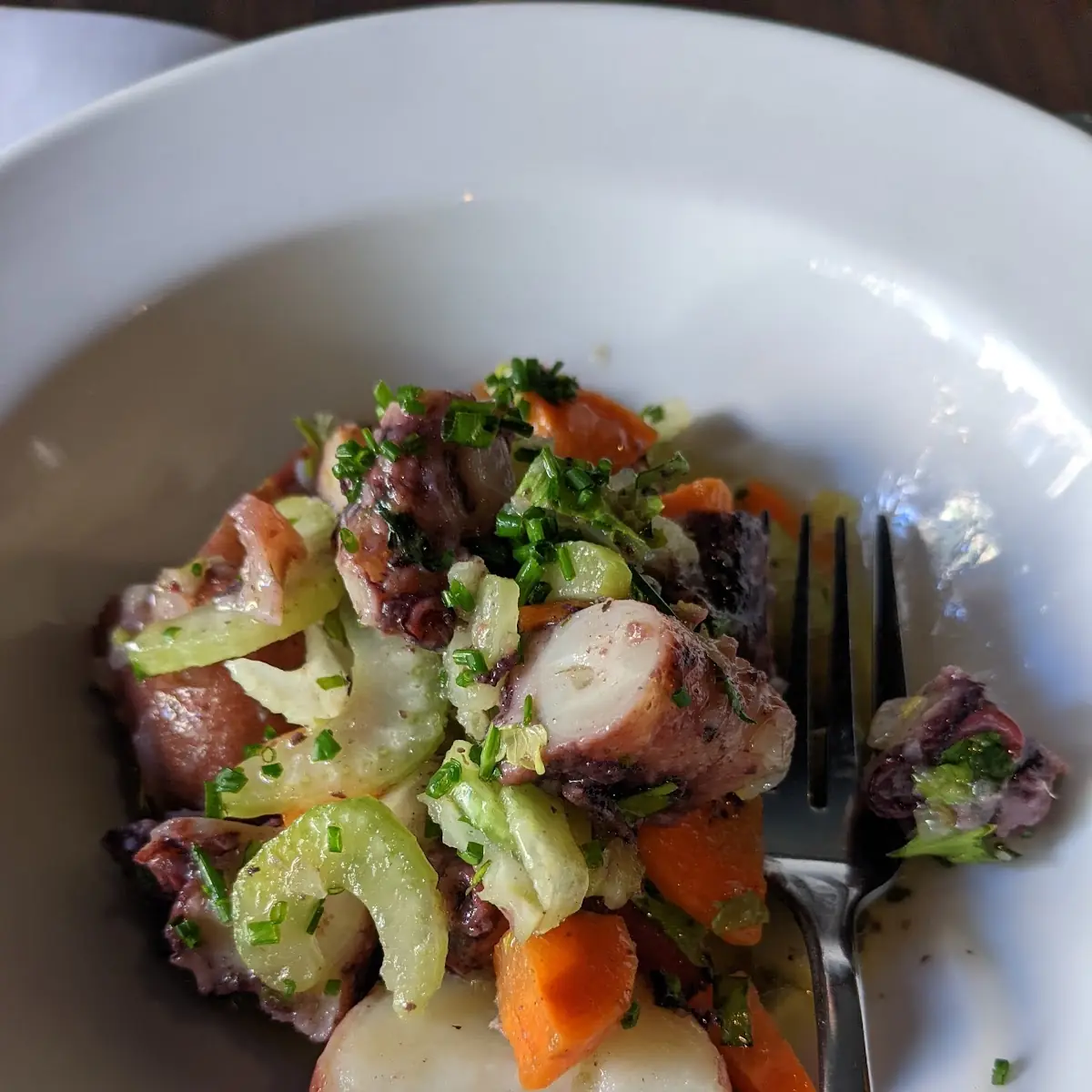 Octopus and New Potato Salad