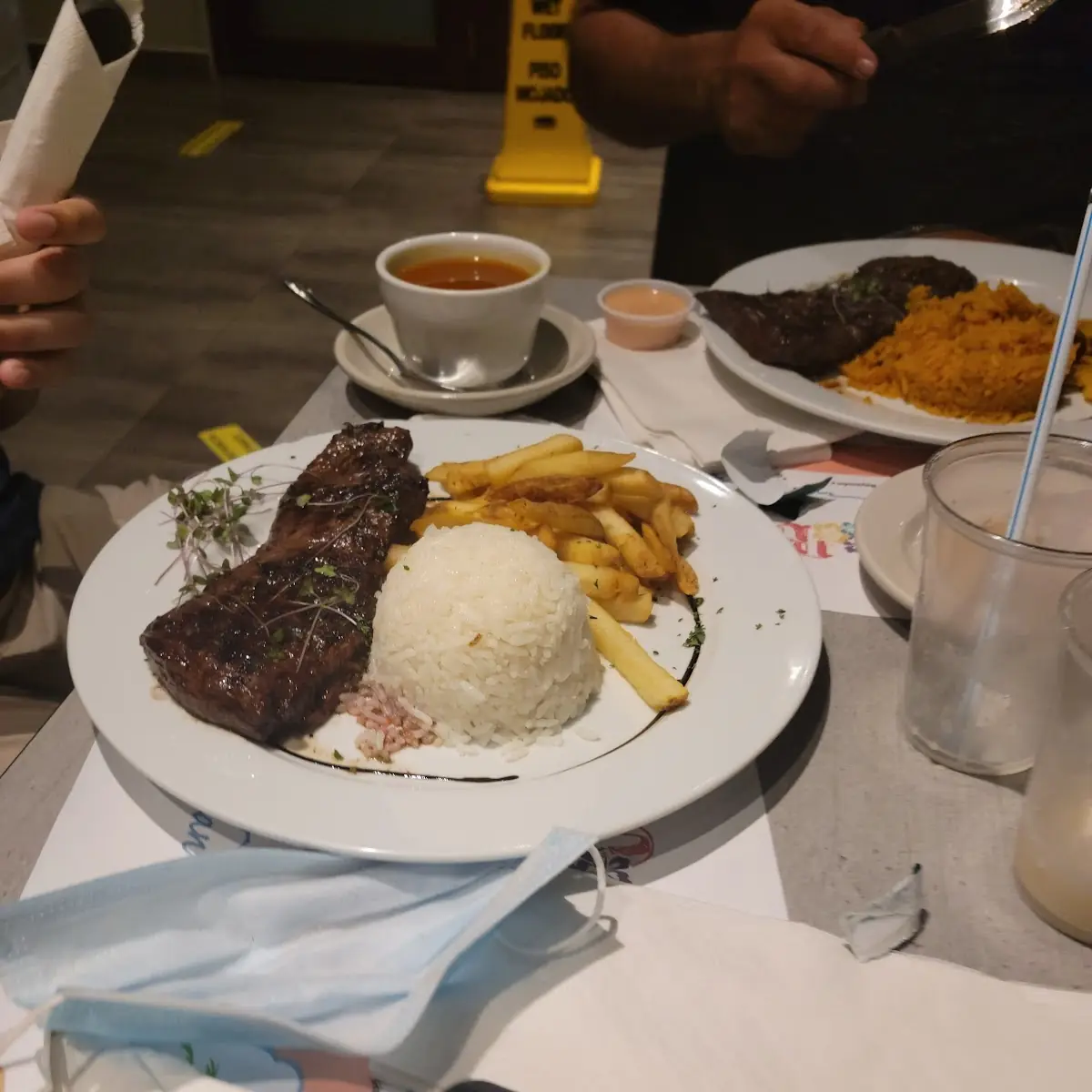 Churrasco Arroz Blanco