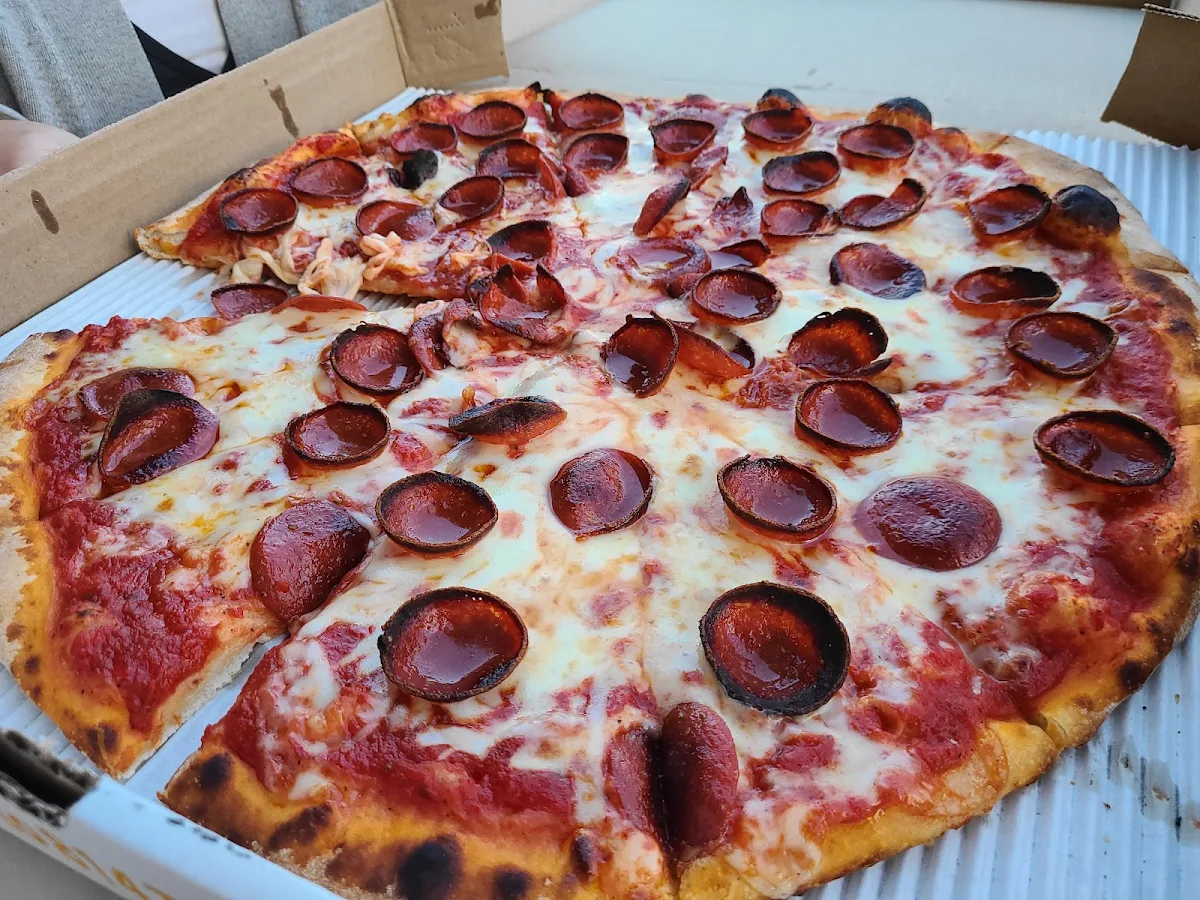 Pepperoni Pizza Well Done