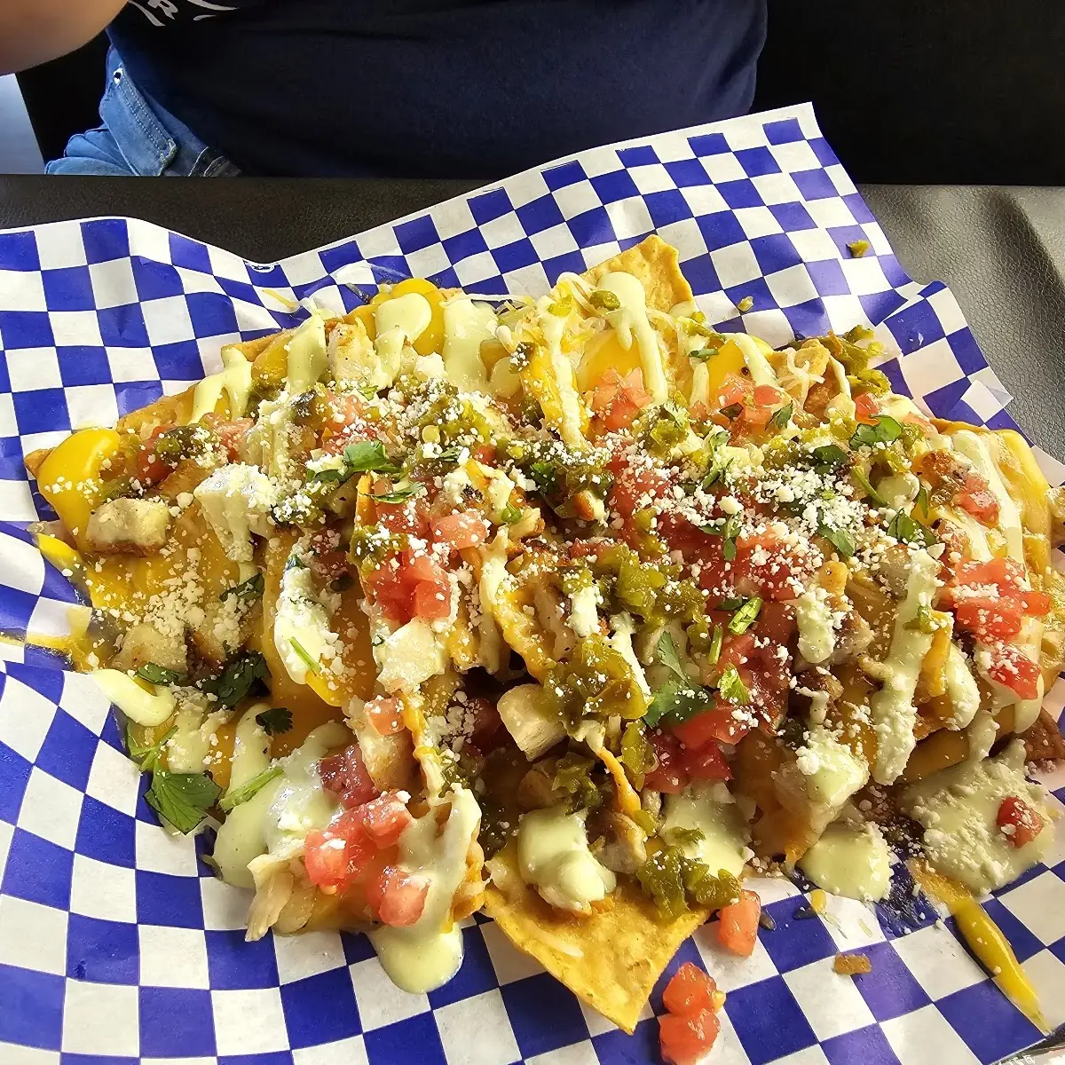Loaded Chicken Nachos