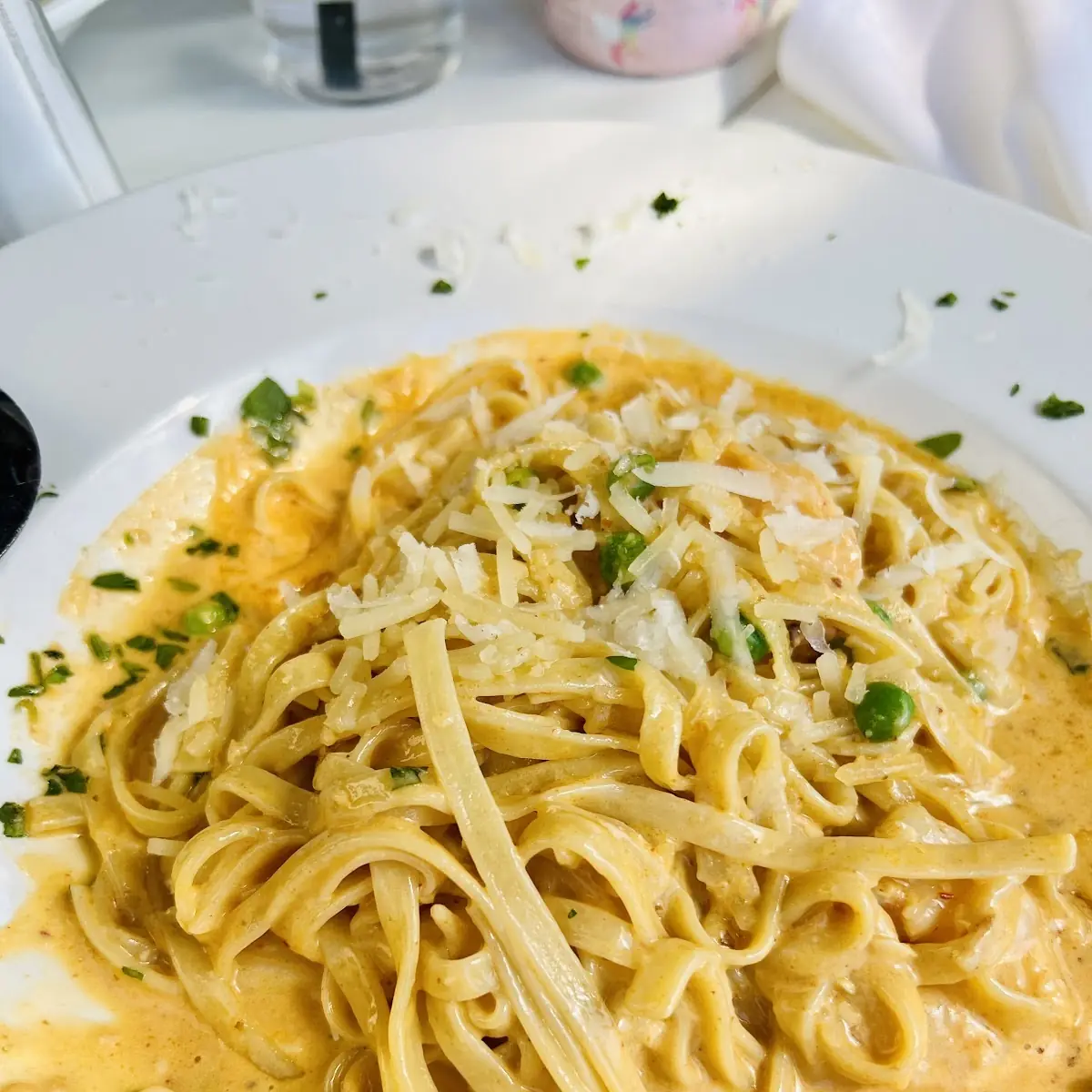 Spicy Shrimp Linguini
