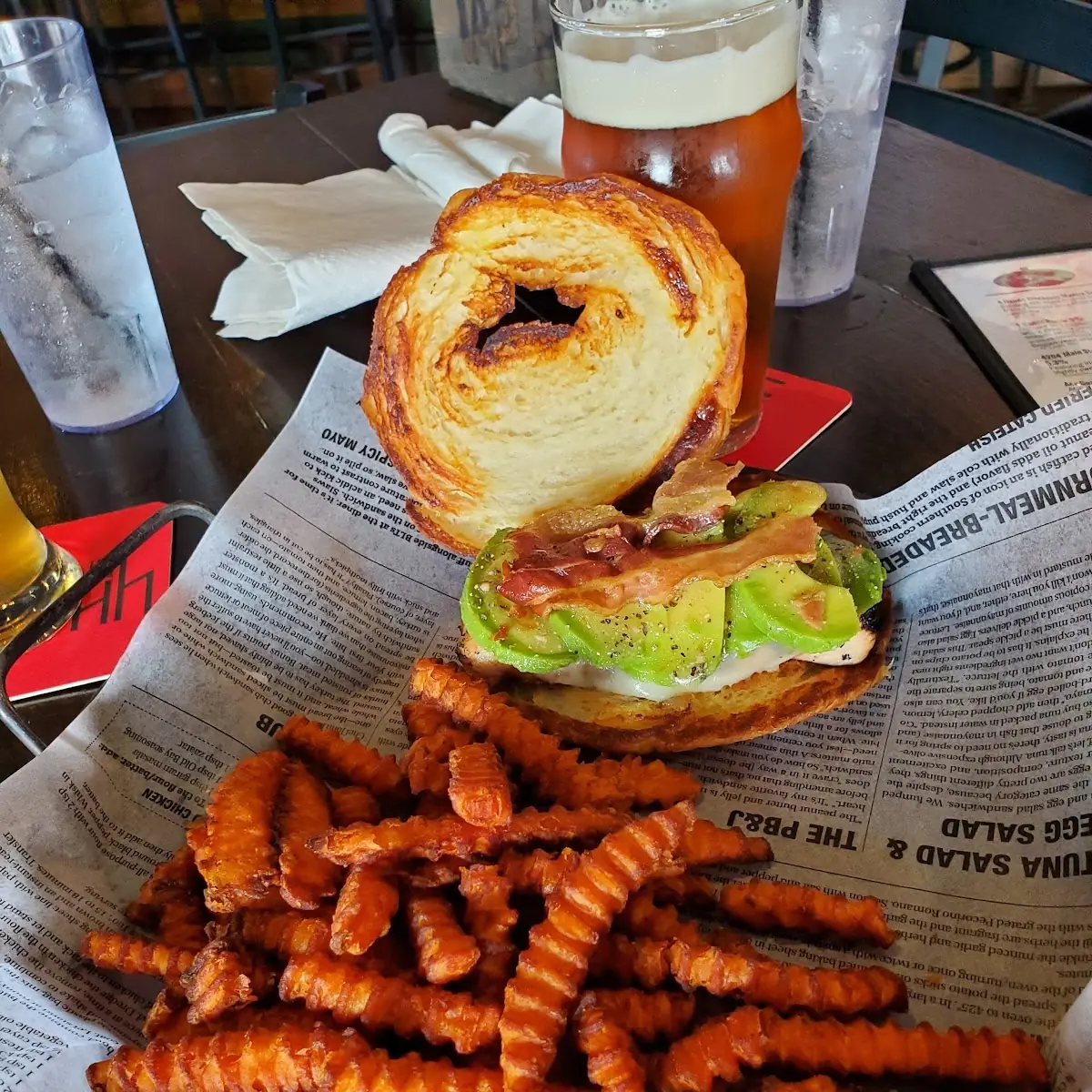 Chicken Avocado Croissant