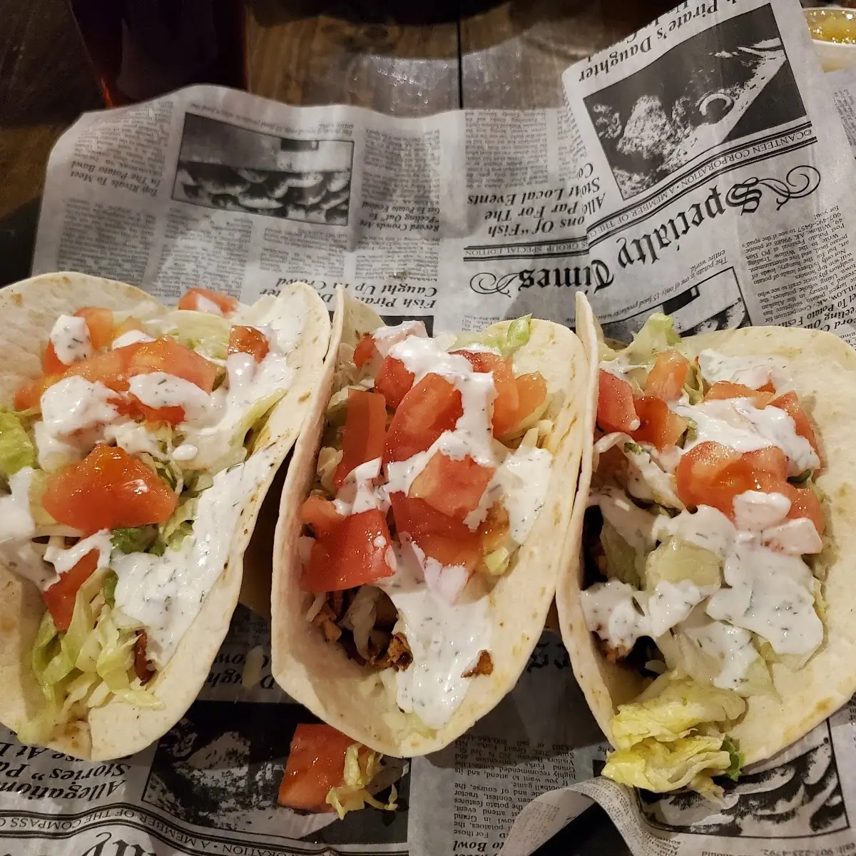 Chicken Bacon Ranch Tacos