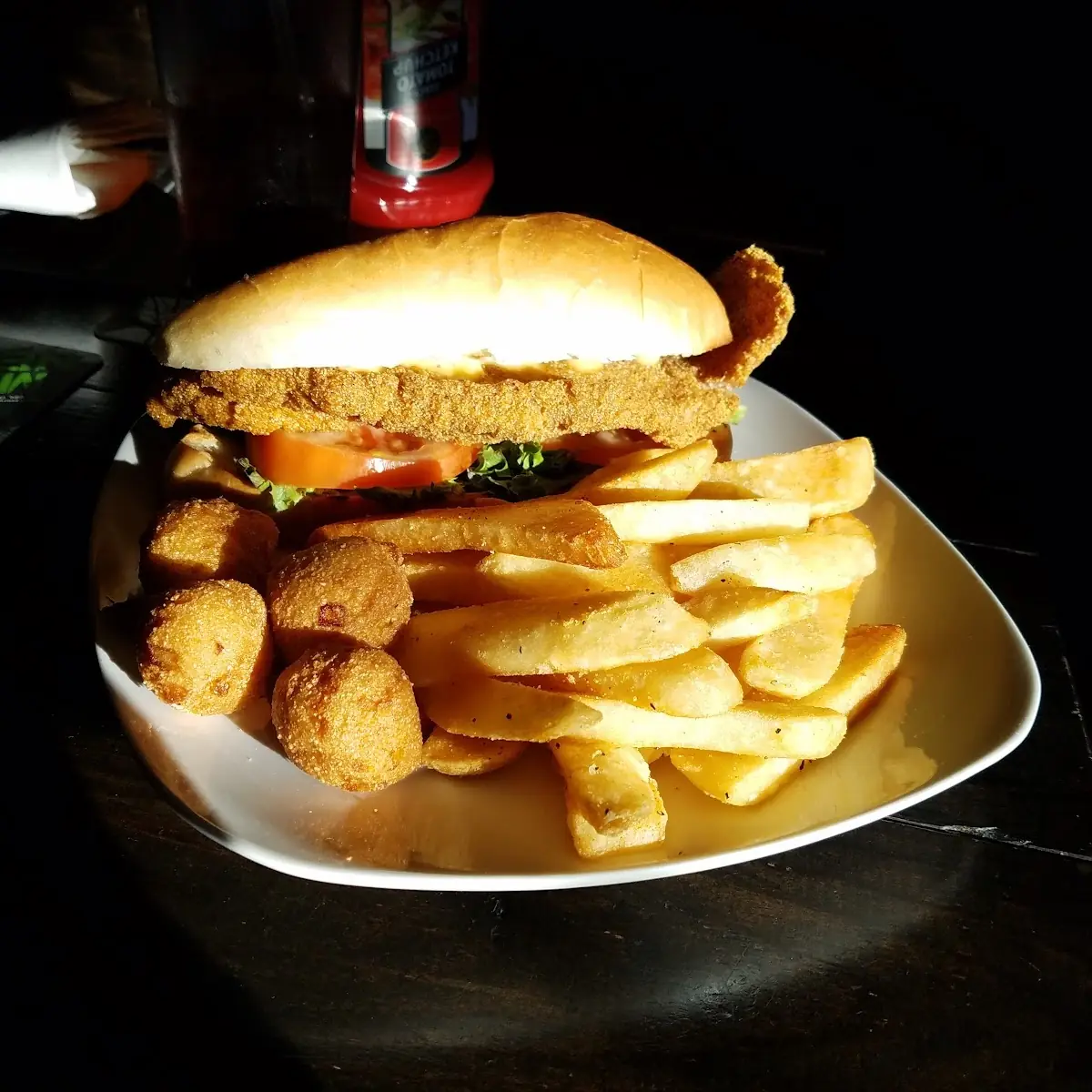 Fish and Chips Burger