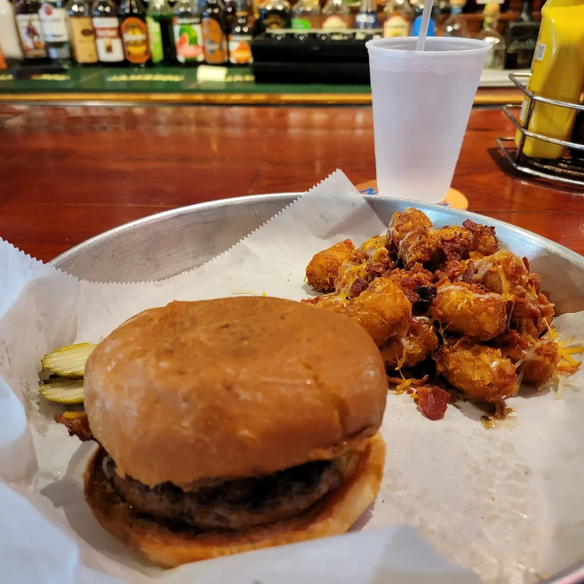 Bacon Cheeseburger with Loaded Tots