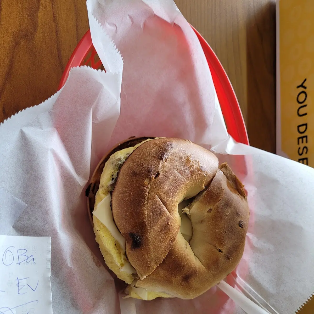 Sausage Egg and Cheese Bagel