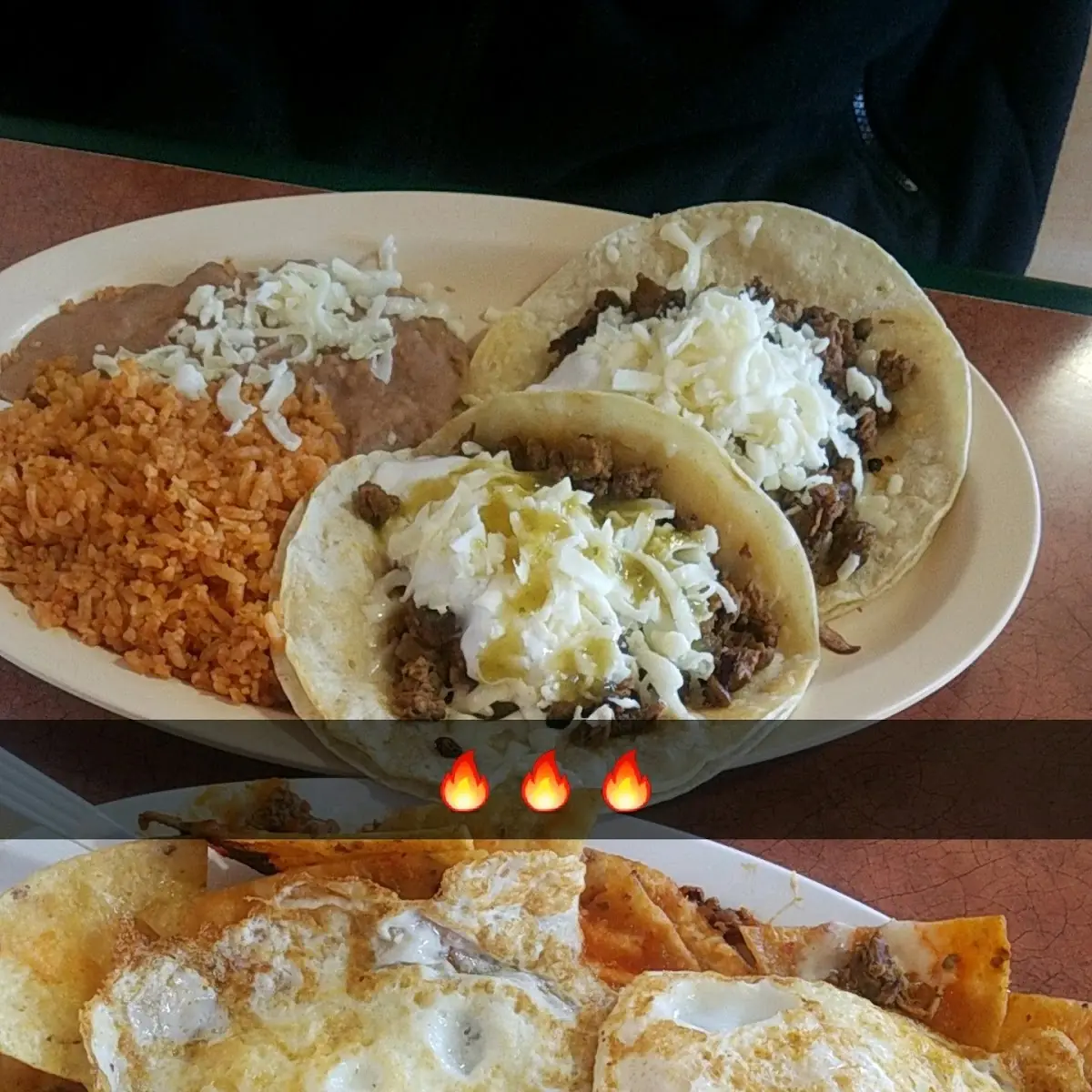 Taco Dinner and Chilaquiles Rojos