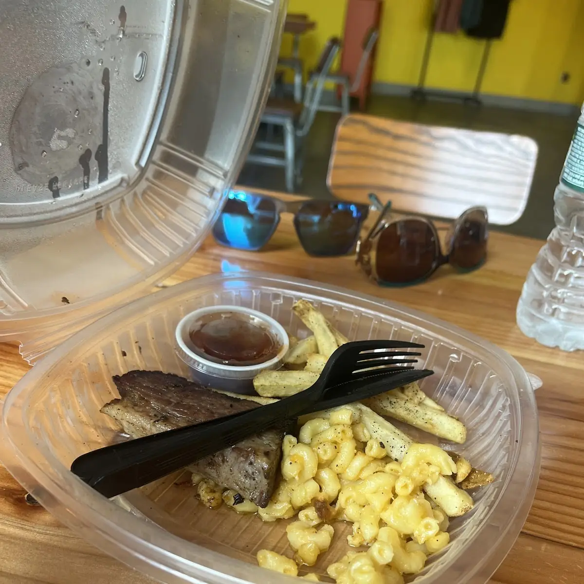 BBQ Brisket and Mac and Cheese