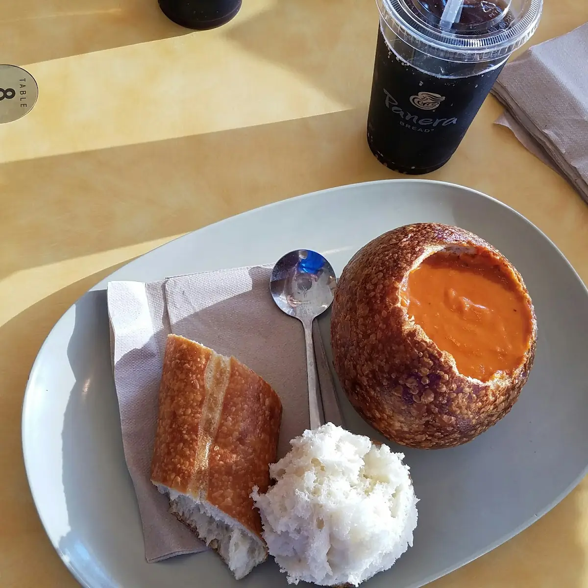 Creamy Tomato Bread Bowl