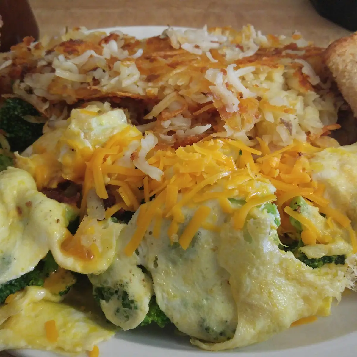 Broccoli and Cheese Omelette