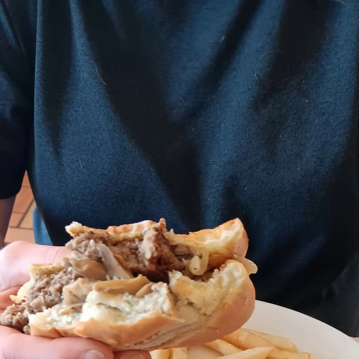 Mushroom Swiss Burger