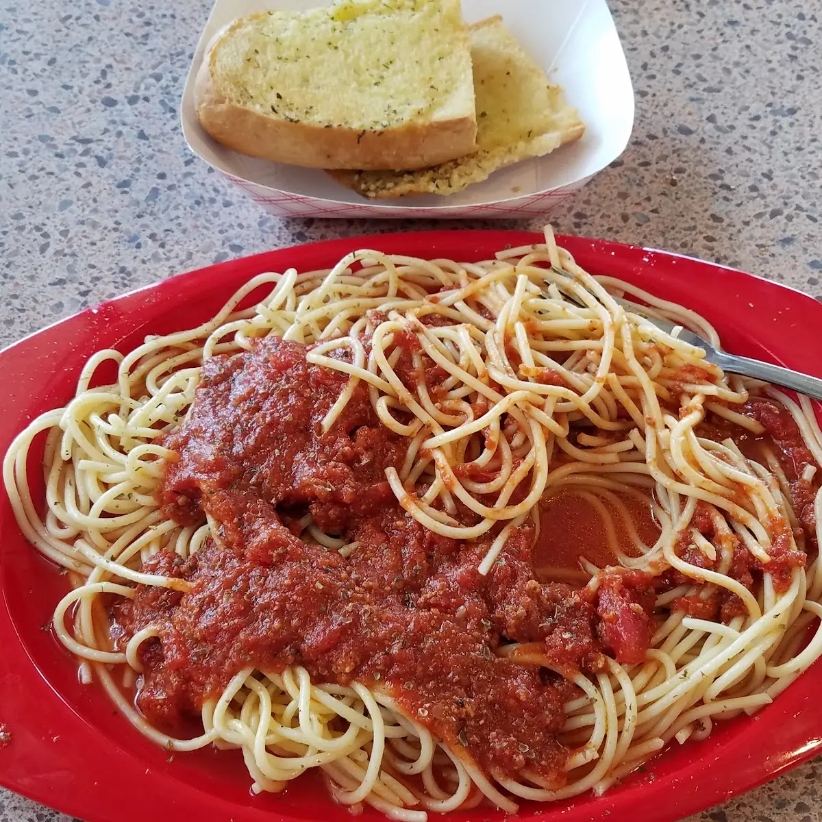 Spaghetti w Meat Sauce