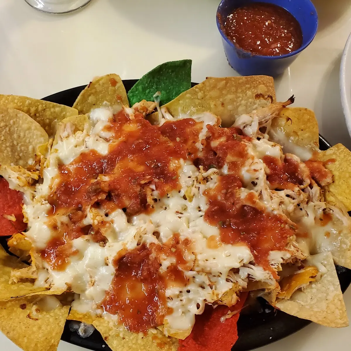 Shredded Chicken Nachos