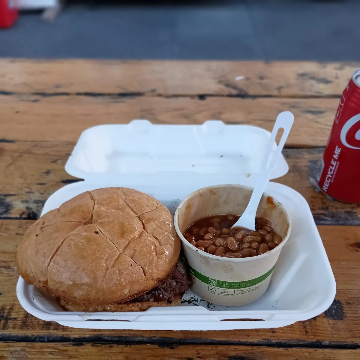 Brisket Sandwich w Side
